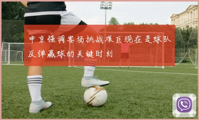 申京强调客场挑战艰巨现在是球队反弹赢球的关键时刻